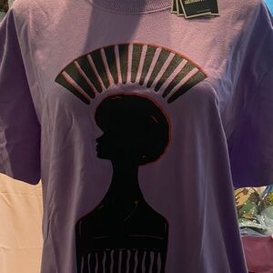 Target Purple Silhouette Graphic Tee for black history